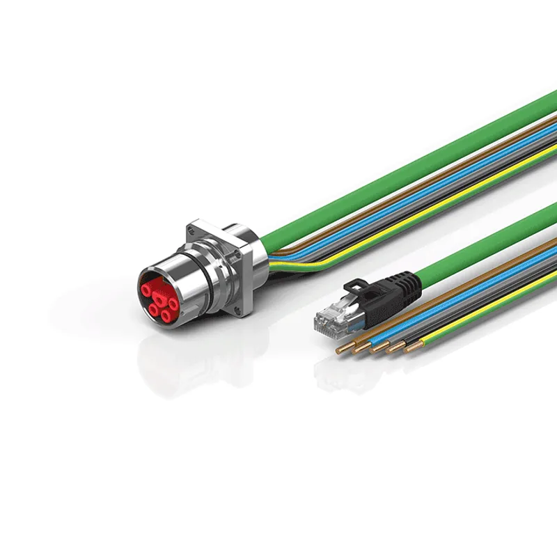 B23, ENP cable, PUR, 5 G 4.0 mm² + (1 x 4 x AWG22), drag-chain suitable, key 3 (user-defined voltage)