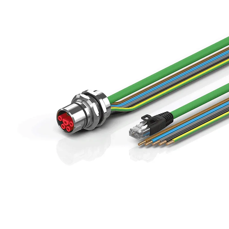 B23, ENP cable, PUR, 5 G 4.0 mm² + (1 x 4 x AWG22), drag-chain suitable, key 3 (user-defined voltage)