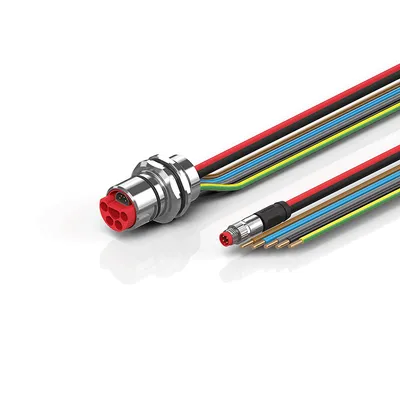 B23, ECP cable, PUR, 5 G 4.0 mm² + (1 x 4 x AWG22), drag-chain suitable, key 3 (user-defined voltage)
