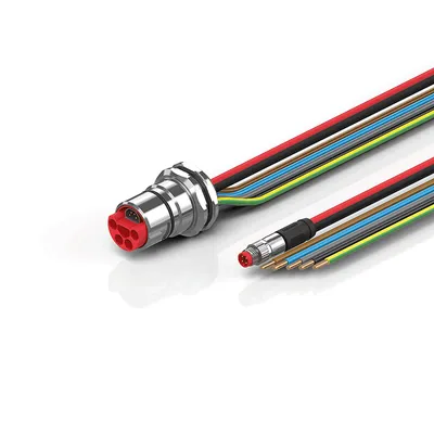 B23, ECP cable, PUR, 5 G 4.0 mm² + (1 x 4 x AWG22), drag-chain suitable, key 3 (user-defined voltage)