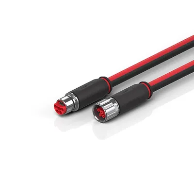 B23, ECP cable, PUR, 3 G 2.5 mm² + 2 x 1.5 mm² (1 x 4 x AWG22), drag-chain suitable, key 3 (user-defined voltage)