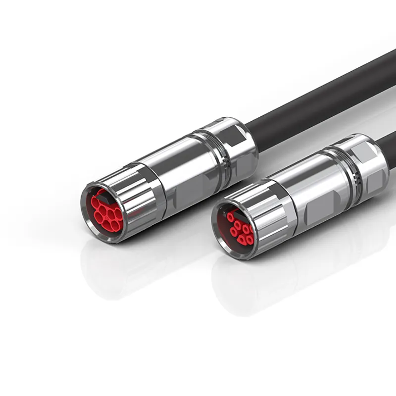 B23, Power cable, PUR, IP67, 7 G 2.5 mm², drag-chain suitable, key 3 (user-defined voltage)