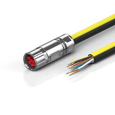 B23, ENP cable, PUR, 7 G 2.5 mm² + (1 x 4 x AWG22), drag-chain suitable, key 3 (user-defined voltage)