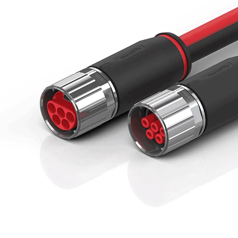 B40, ECP cable, PUR, 5 G 16.0 mm² + (1 x 4 x AWG22), drag-chain suitable, key 3 (user-defined voltage)
