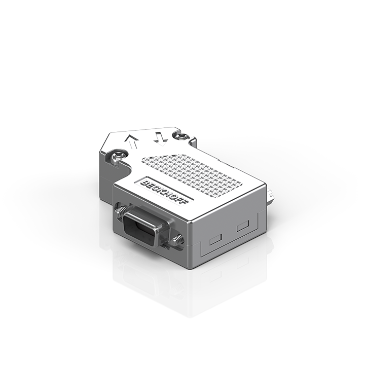 CANopen, D-sub connector, with integrated termination resistor