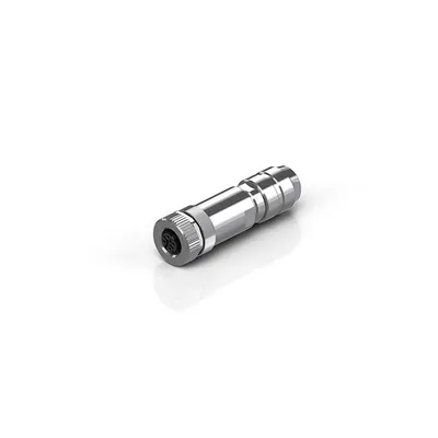 M12 socket field assembly, Ethernet/EtherCAT, IP67, shielded