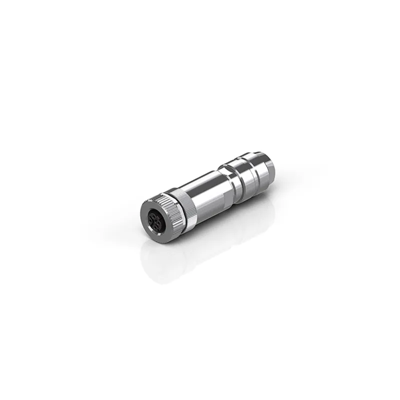 M12 socket field assembly, Ethernet/EtherCAT, IP67, shielded
