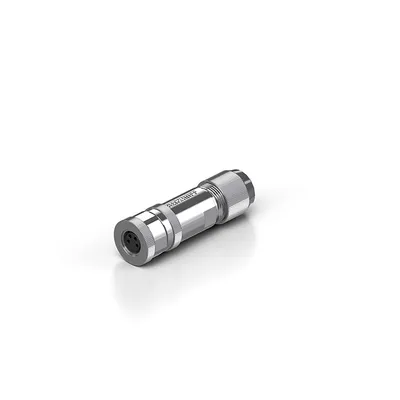 M8 socket field assembly, Ethernet/EtherCAT, IP67, shielded