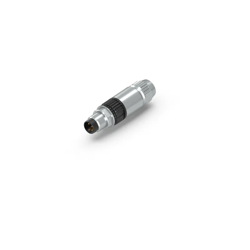 M8 plug field assembly, sensor and power, IP65/67