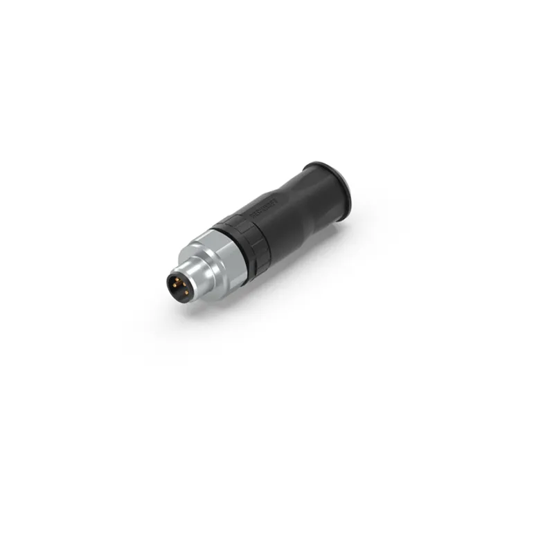 M8 plug field assembly, sensor and power, IP65/67