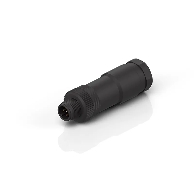M12 duo plug field assembly, sensor, IP67
