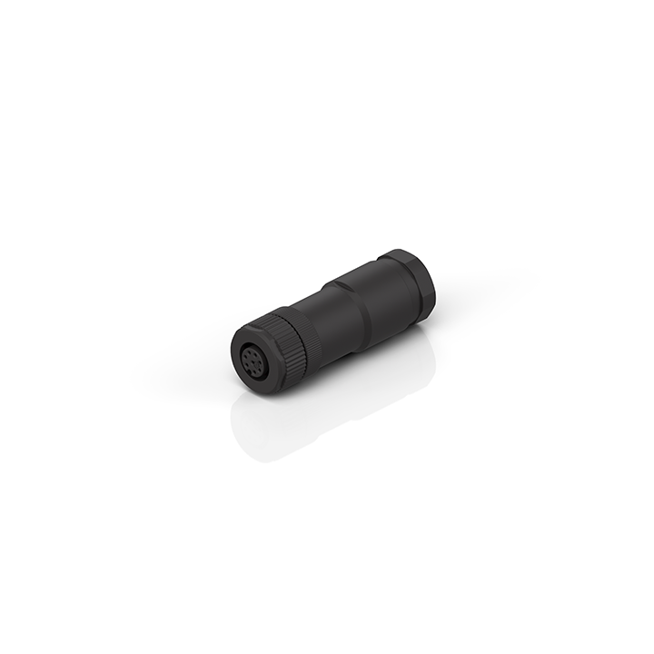 M12 duo socket field assembly, sensor, IP67