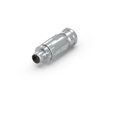 M12 plug field assembly, sensor, IP67, shielded