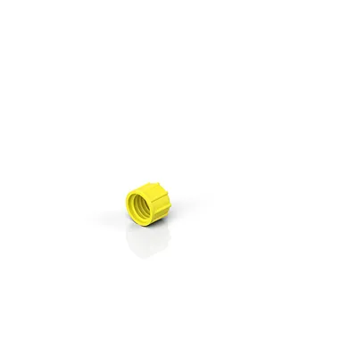 Protection cap M8, plastic, yellow, IP65/67, for M8 plug with external thread