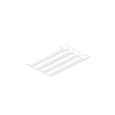 40 contact labels, white, 5 x 10 mm