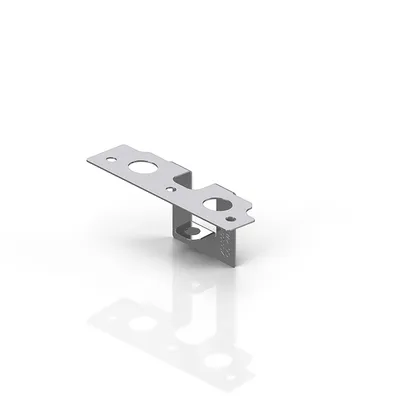 Shielding bracket for EtherCAT connection of EtherCAT Box modules with a width of 60 mm