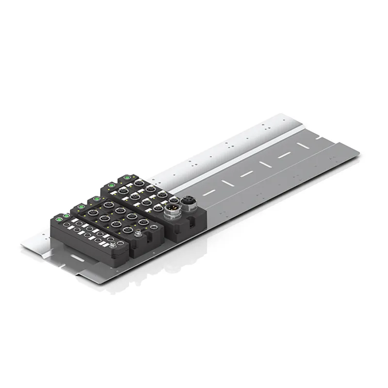 Mounting plate for EtherCAT/EtherCAT P box modules, stainless steel