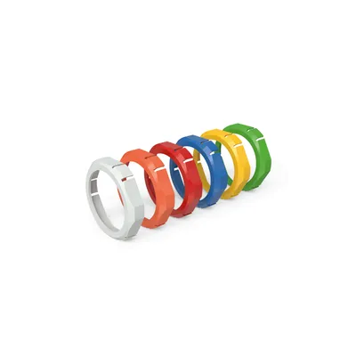 B12 color coding flange for front/rear assembly, red