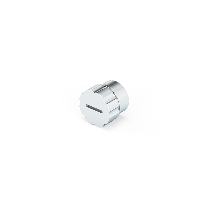 B40 protection cap, socket/flange, metal, IP67