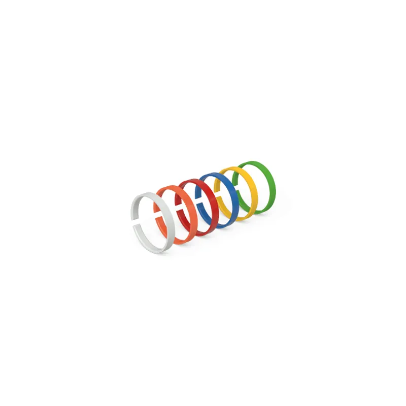 B40 color coding connector/square flange, yellow