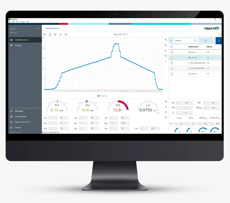 SOFTWARE TASS IL APP KE350