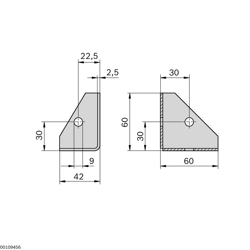 METAL BRACKET 60X60X42X2,5 — photo 3 of 4