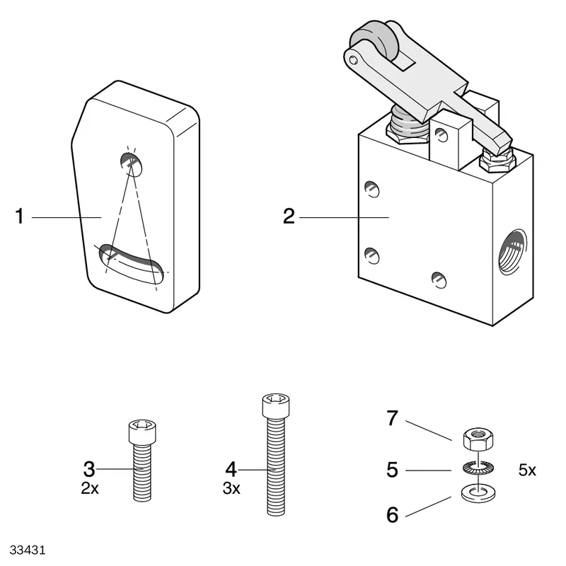 ASSEMBLY KIT HP2 DAMPER — photo 1 of 3