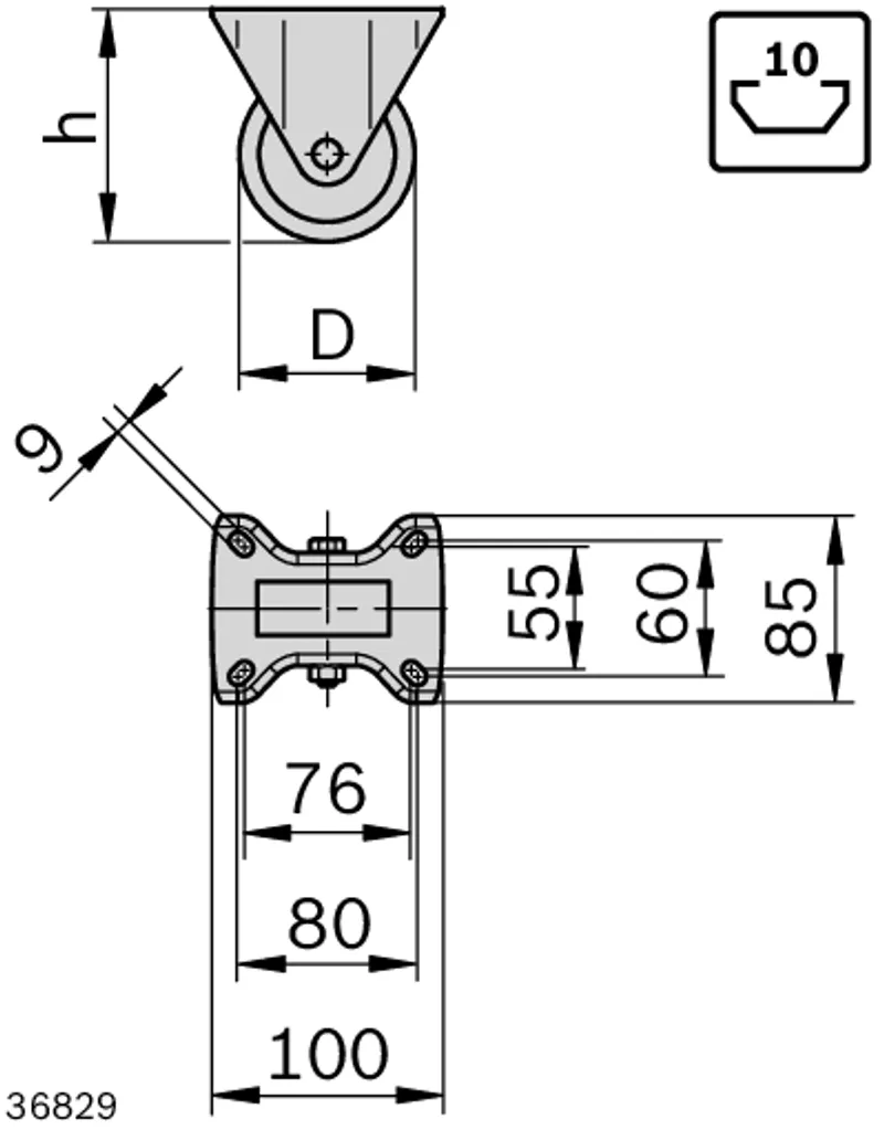 TRESTLE ROLLER D100 VPP — photo 2 of 2