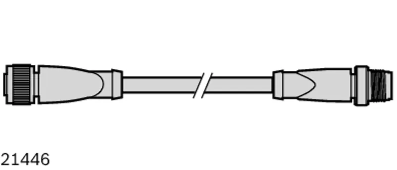 DATA CABLE ID 200/K-ETH M12-10M — photo 1 of 2