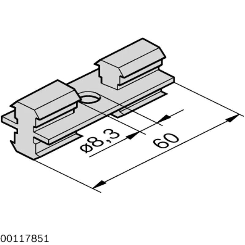 SLIDING ELEMENT 8/10NUT L=60 — photo 4 of 4