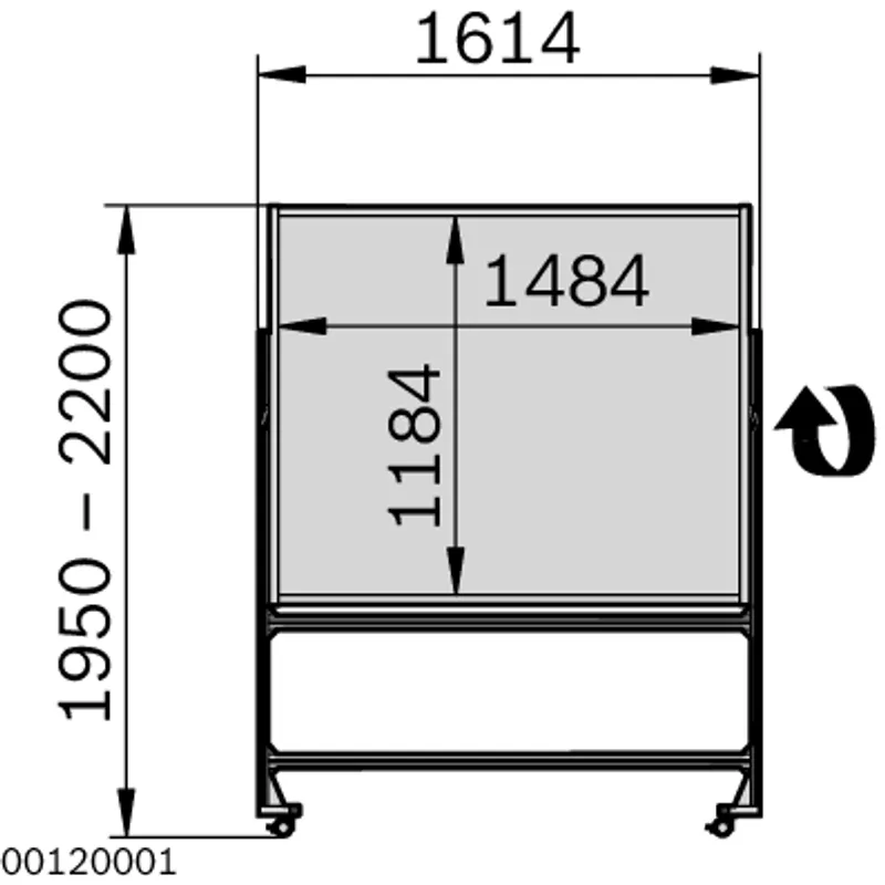 INFOBOARD MOBIL-MAGNET-BORD — photo 2 of 2
