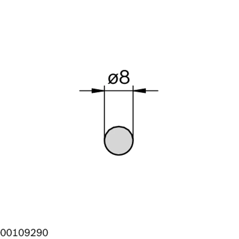 ROUND BAR D8 L=2000 — photo 2 of 2