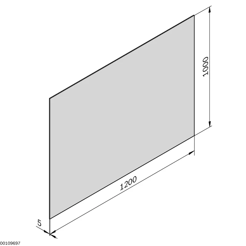 BASE PLATE 5X1000X1200 GR — photo 2 of 2