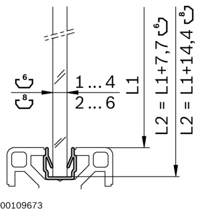 SLOT PROFILE N8 L=2000 — photo 2 of 2