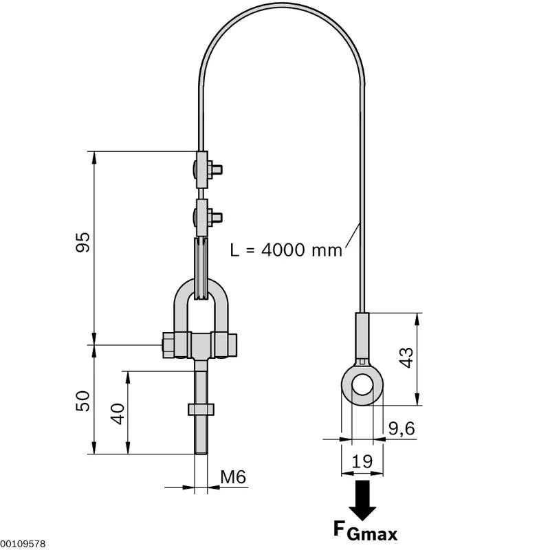 ROPE HOIST COUNTERBALANCE — photo 2 of 3