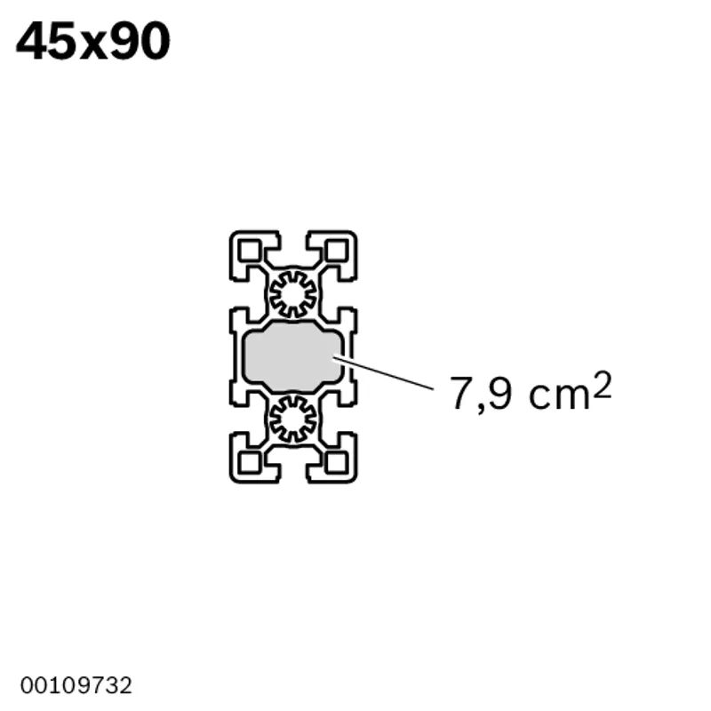 FLANGED PLATE 45X90(3-KAMMER) — photo 4 of 7