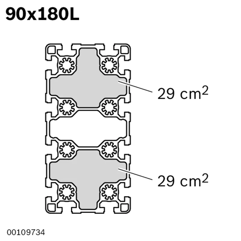 FLANGED PLATE 90X90(5-KAMMER) — photo 6 of 7