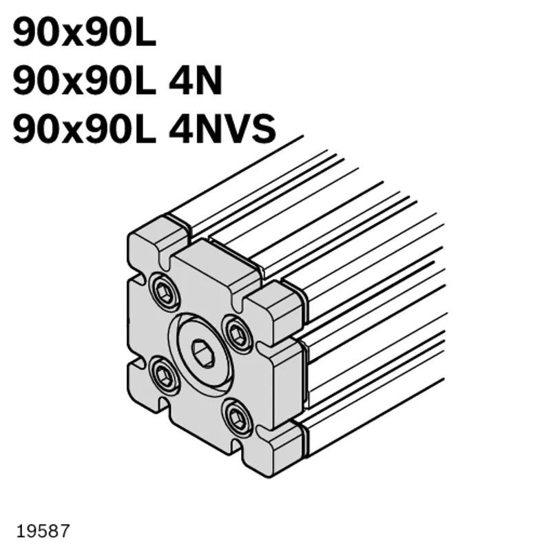 FLANGED PLATE 90X90(5-KAMMER) — photo 7 of 7