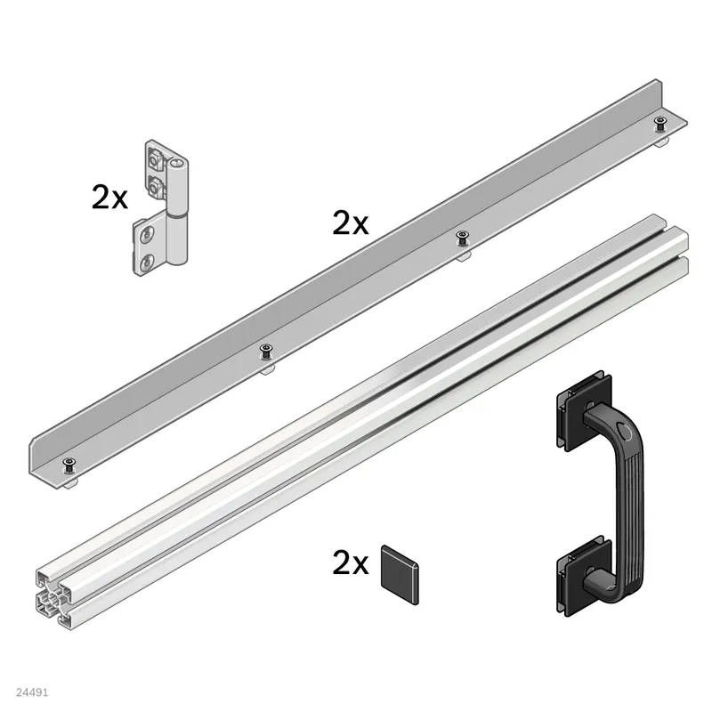STOP RAIL 35X35X3 L=800 — photo 1 of 2