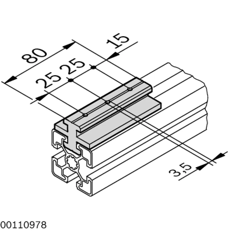 SLIDING ELEMENT 10/10N MITTIG — photo 4 of 5