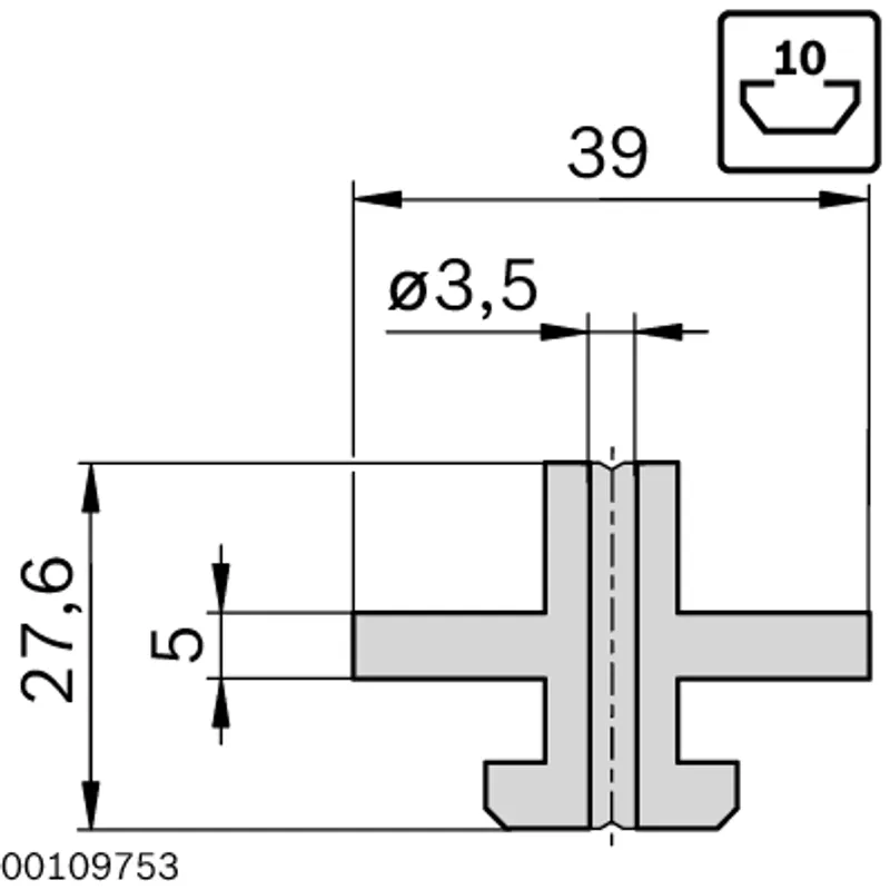 SLIDING ELEMENT 10N MITTIG EINS — photo 4 of 5