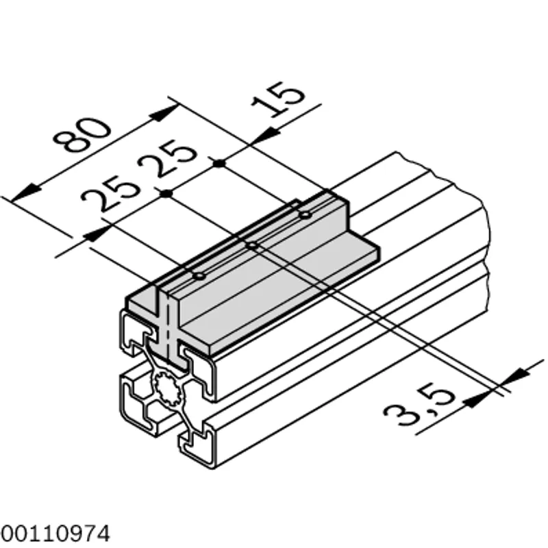 SLIDING ELEMENT 10N MITTIG EINS — photo 3 of 5
