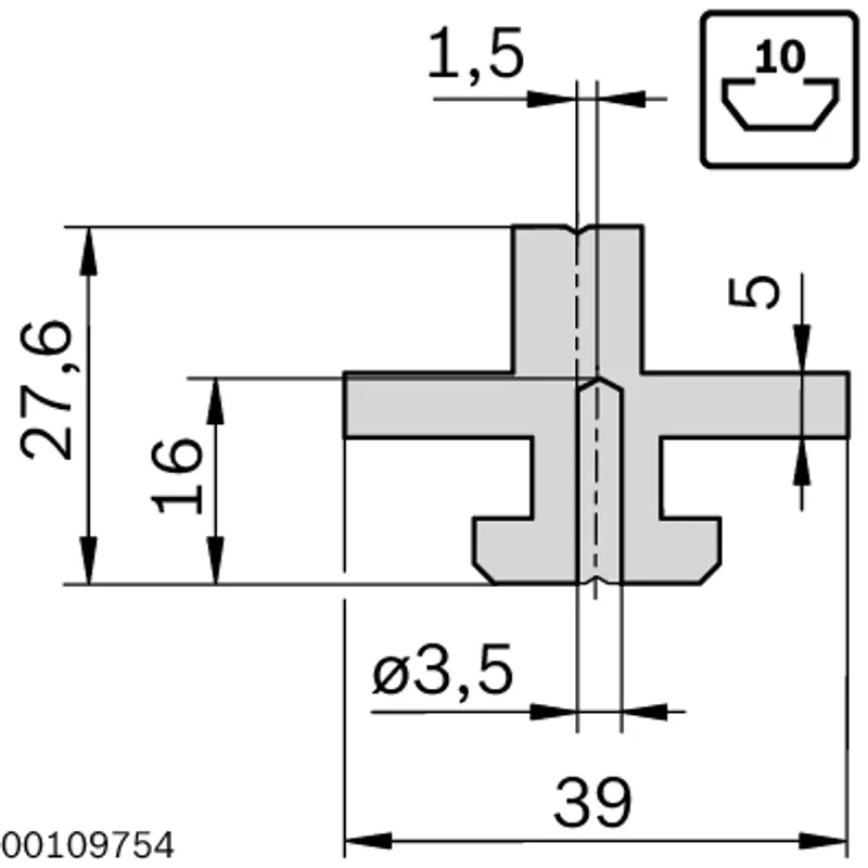 SLIDING ELEMENT 10/10N VERS EINS — photo 3 of 4