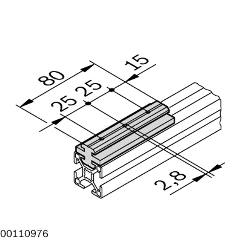 SLIDING ELEMENT 8/8N MITTIG — photo 4 of 4