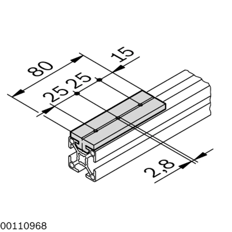 SLIDING ELEMENT 8N FLACH — photo 4 of 4