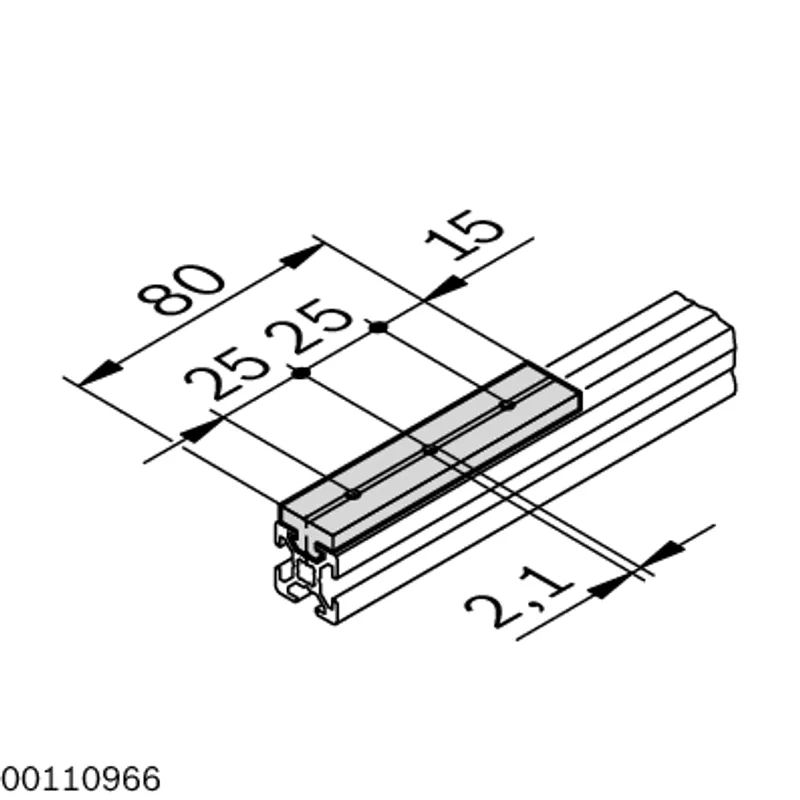 SLIDING ELEMENT 6N FLACH — photo 3 of 4