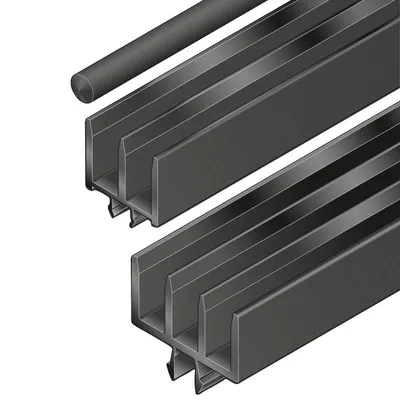 SLIDING DOOR PROFILE 10 PVC L=2000