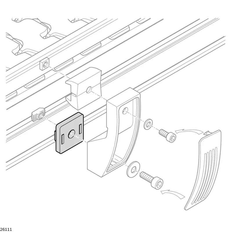 SPACER PLATE 30X30X5 — photo 1 of 3