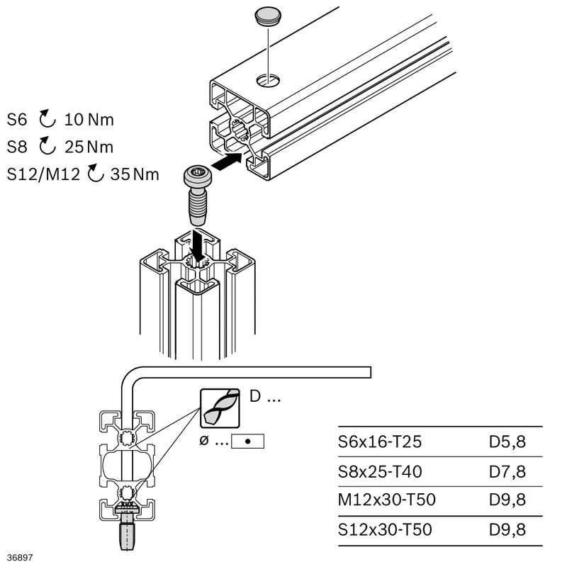 SCREW S12X30-T50 — photo 3 of 3