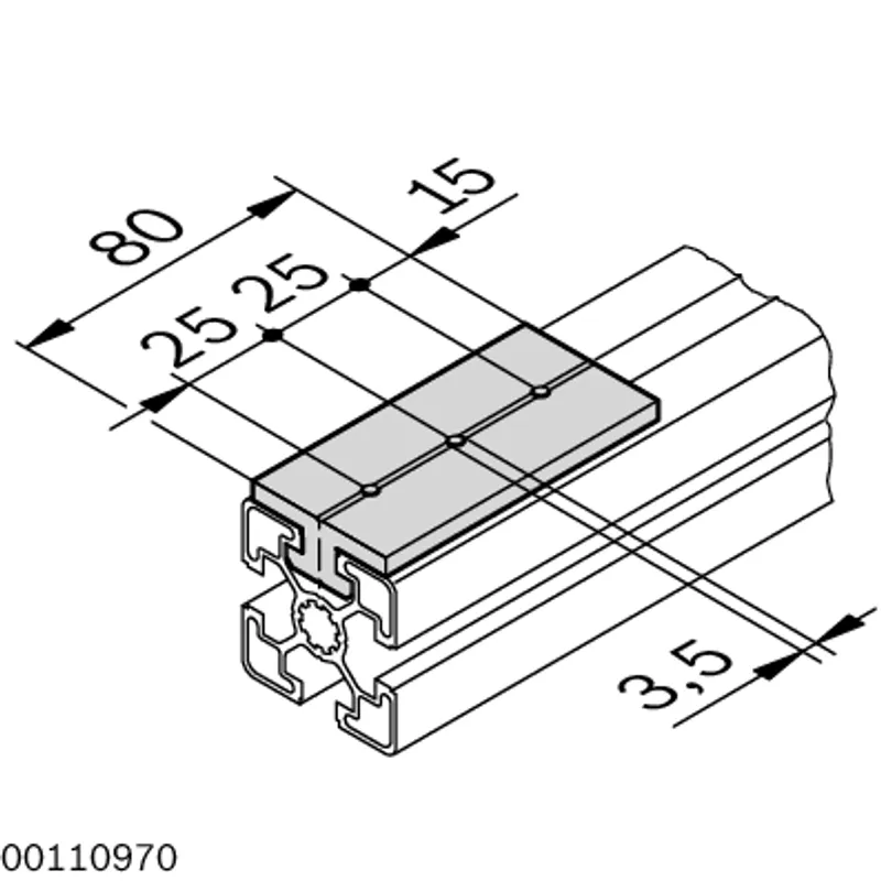 SLIDING ELEMENT N10 FLACH — photo 4 of 5
